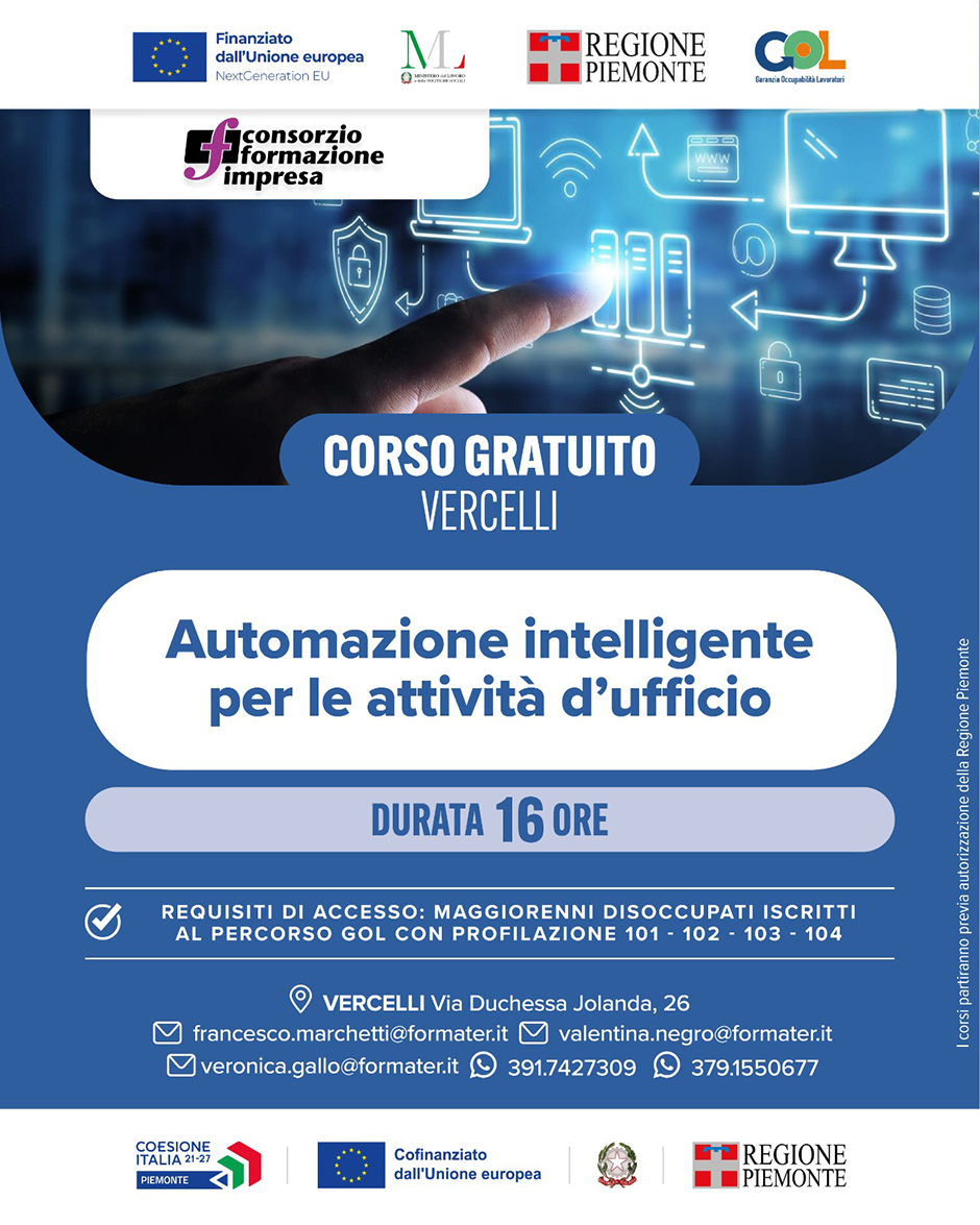 Automazione Intelligente per attività d’ufficio